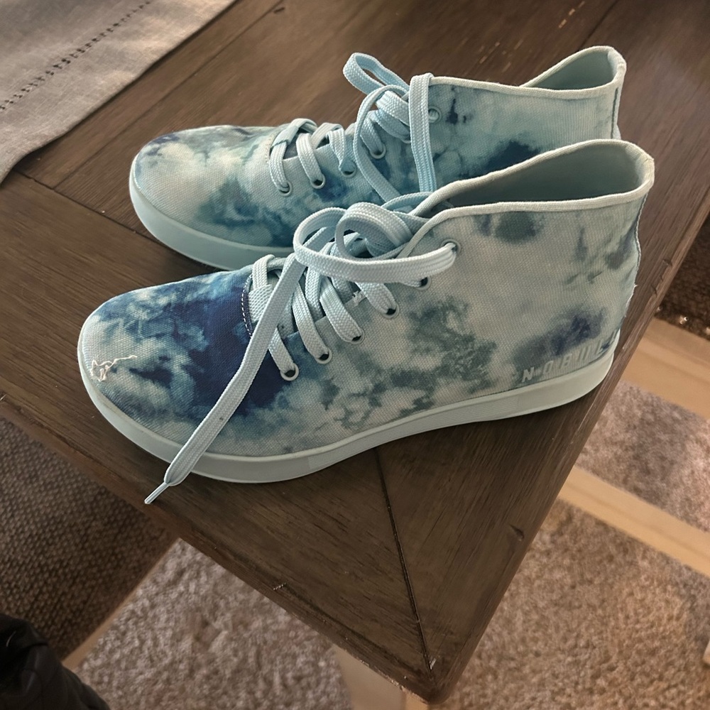 NOBULL Blue Tie-Dye Athletic Shoes